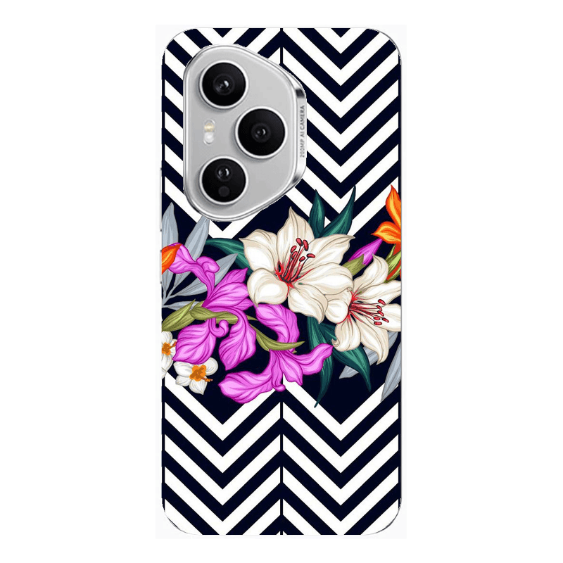 Honor Magic 400 Pro Flower arrow Transparent Silicone TPU Θήκη